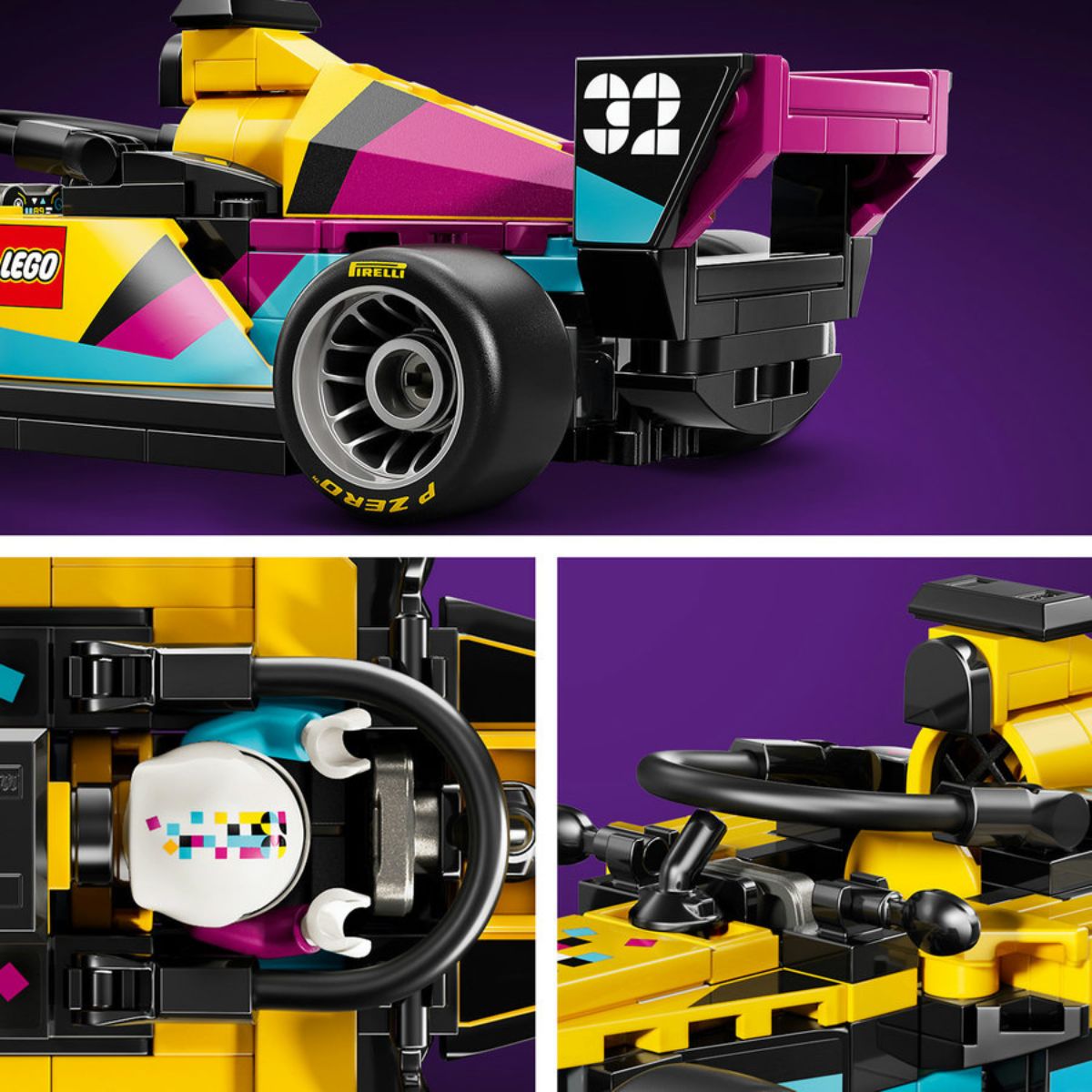Đồ Chơi Lắp Ráp Xe Đua F1 Academy™ Lego® LEGO SPEED CHAMPIONS 77258 (201 Chi Tiết)