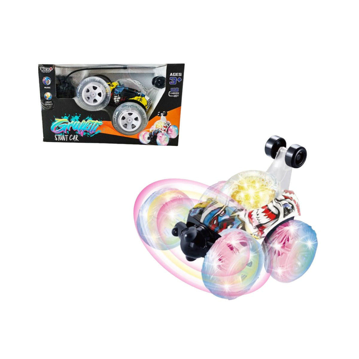 Đồ chơi xe graffiti quay đầu điều khiển từ xa VECTO VT95586
