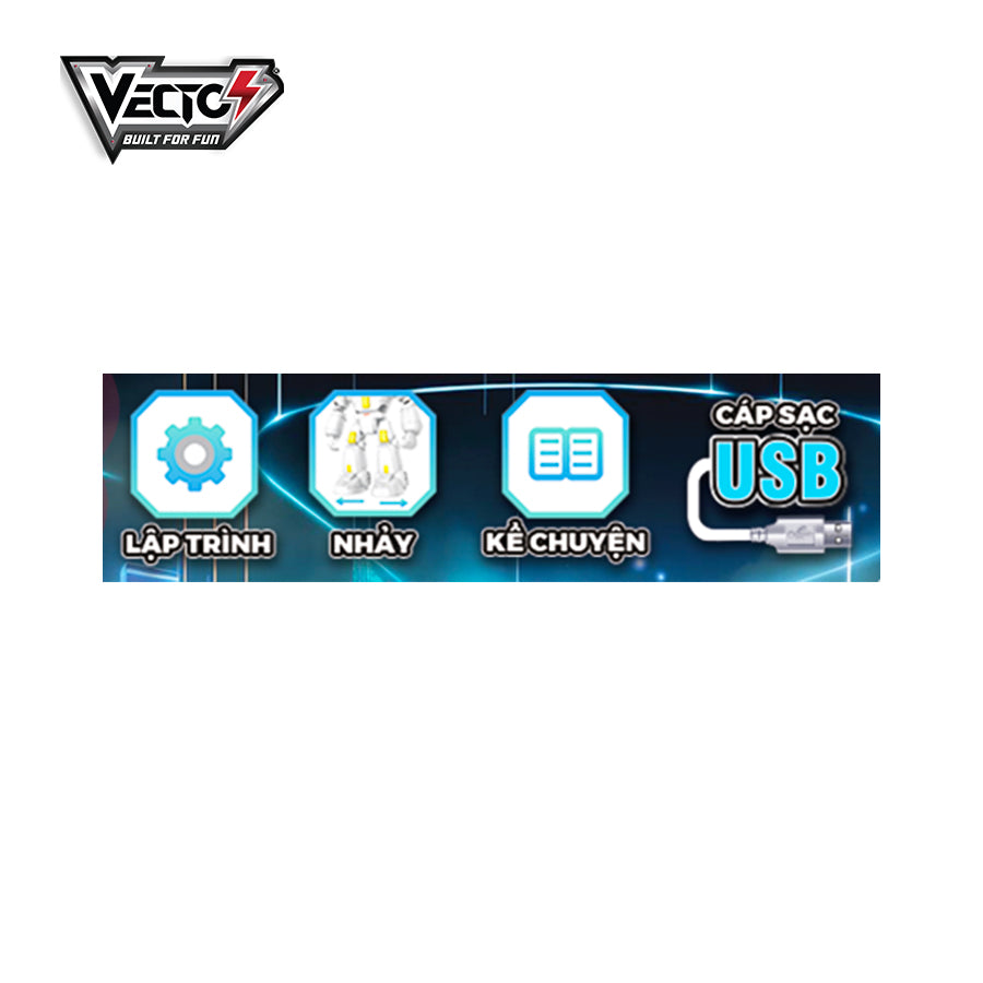 Đồ chơi Robot chiến binh tinh nhuệ điều khiển từ xa VECTO VTG16