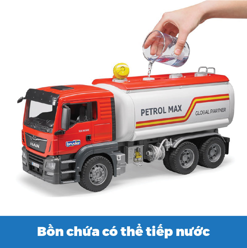 Mô Hình Xe chở xăng MAN TGS BRUDER BRU03775