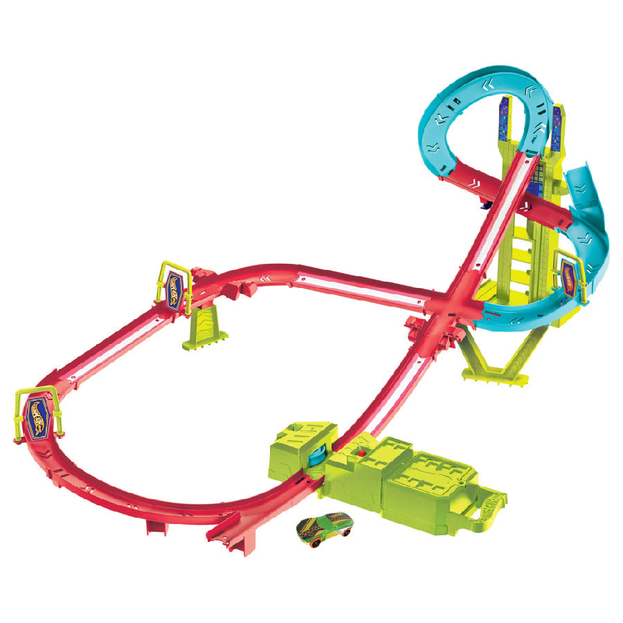 Đường Đua Chọc Trời Hot Wheels Neon Speeders HOT WHEELS HPC07