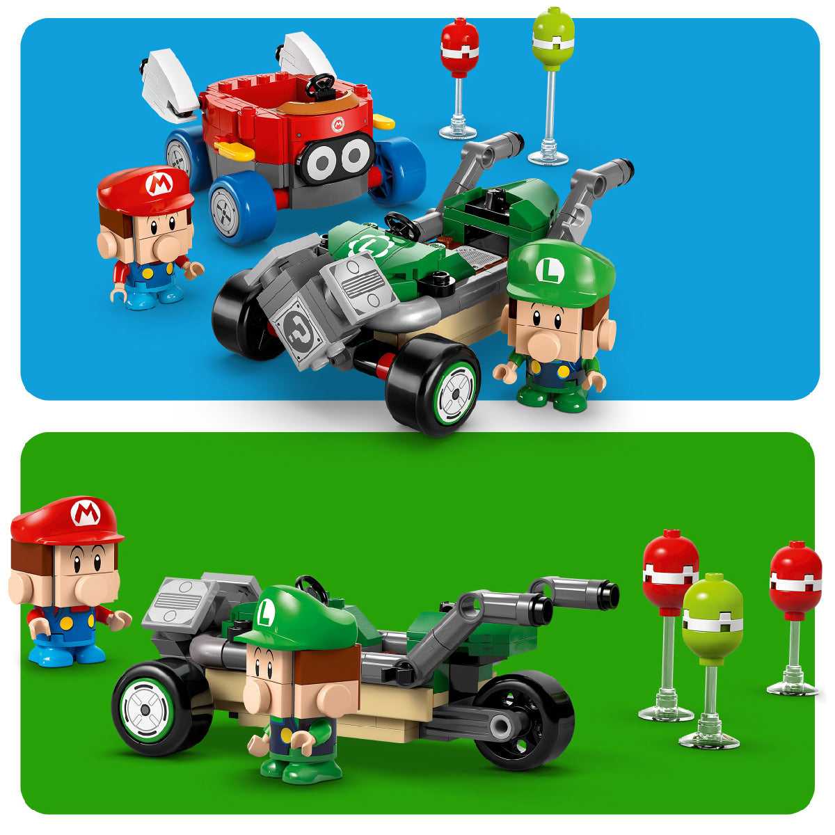 Đồ Chơi Lắp Ráp Baby Mario Đối Đầu Baby Luigi LEGO SUPER MARIO 72034