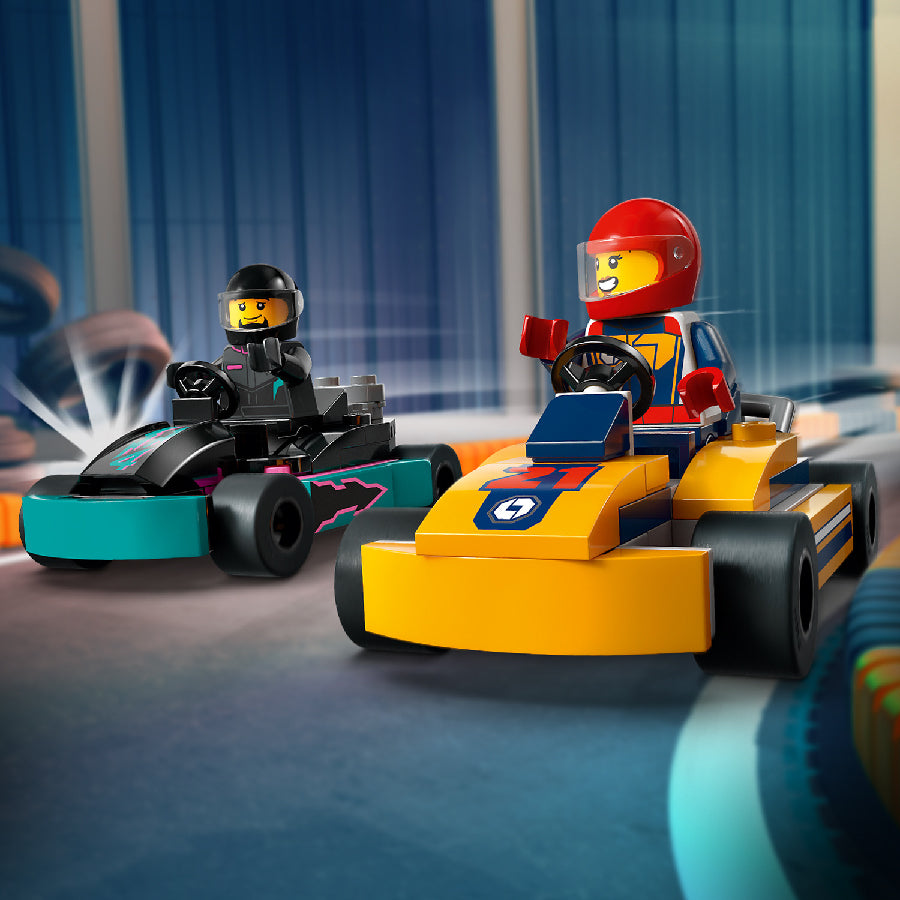 Đồ chơi lắp ráp Bộ đôi xe đua Go-karts LEGO CITY 60400