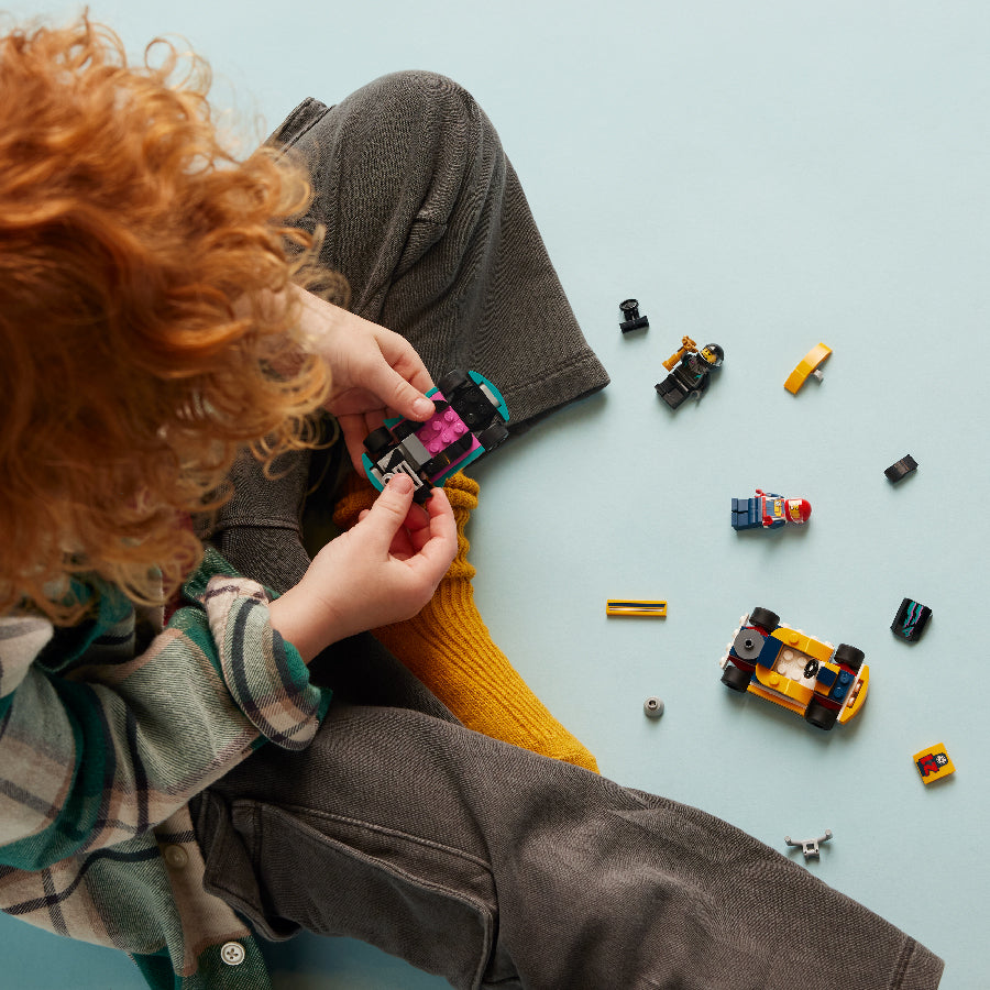 Đồ chơi lắp ráp Bộ đôi xe đua Go-karts LEGO CITY 60400