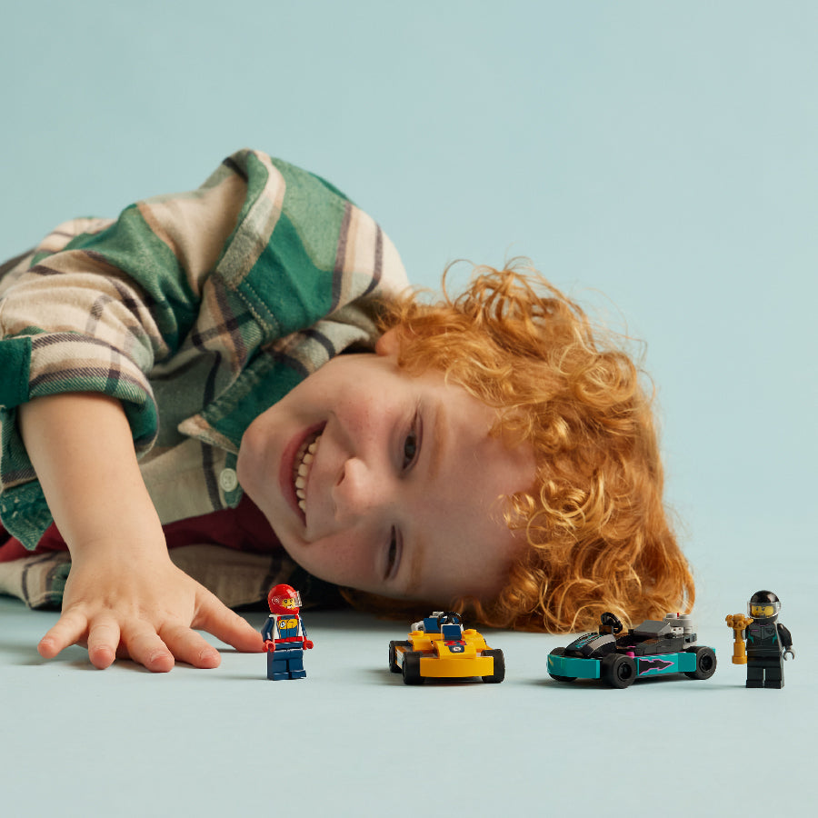 Đồ chơi lắp ráp Bộ đôi xe đua Go-karts LEGO CITY 60400