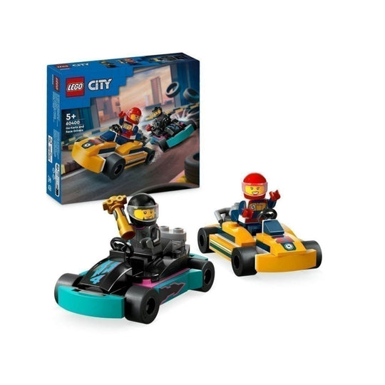 Đồ chơi lắp ráp Bộ đôi xe đua Go-karts LEGO CITY 60400