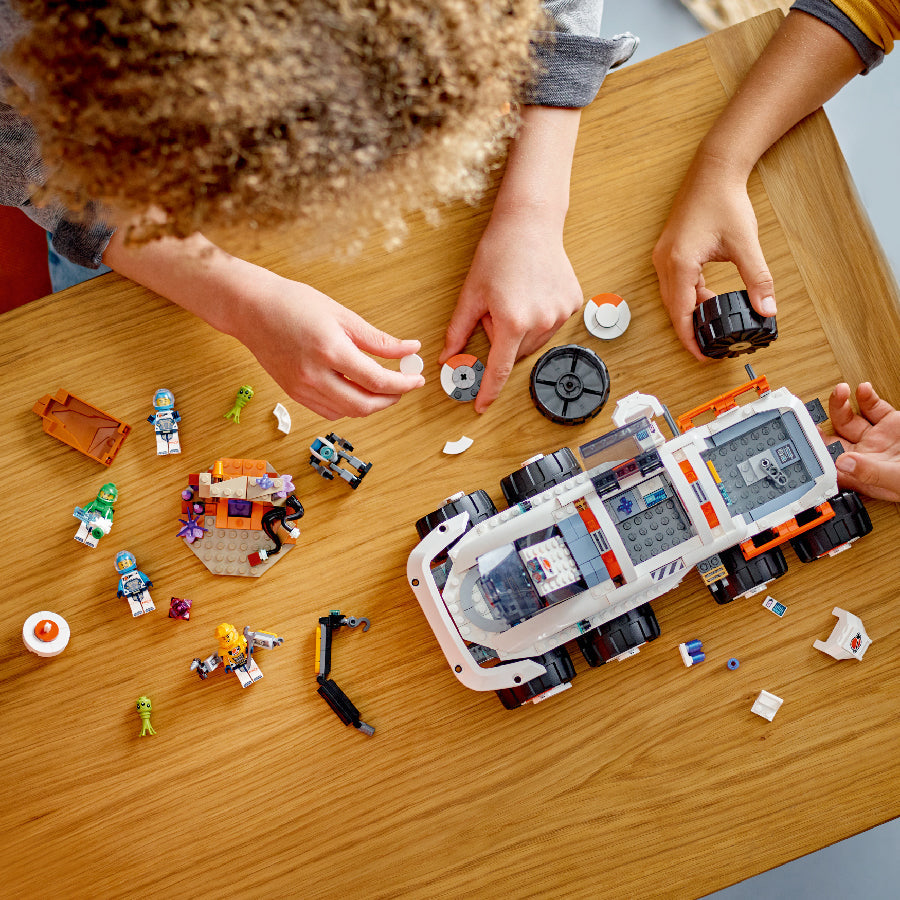 Đồ chơi lắp ráp Xe thám hiểm vũ trụ có cần trục LEGO CITY 60432
