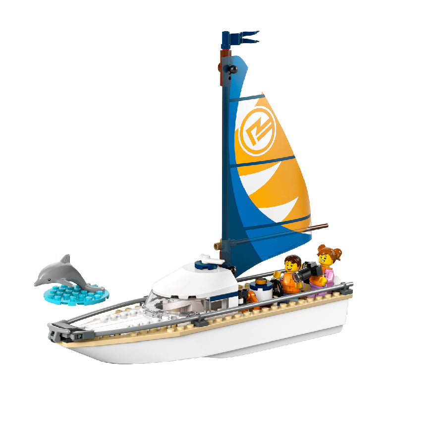 Đồ chơi lắp ráp Thuyền buồm ngắm cá heo LEGO CITY 60438