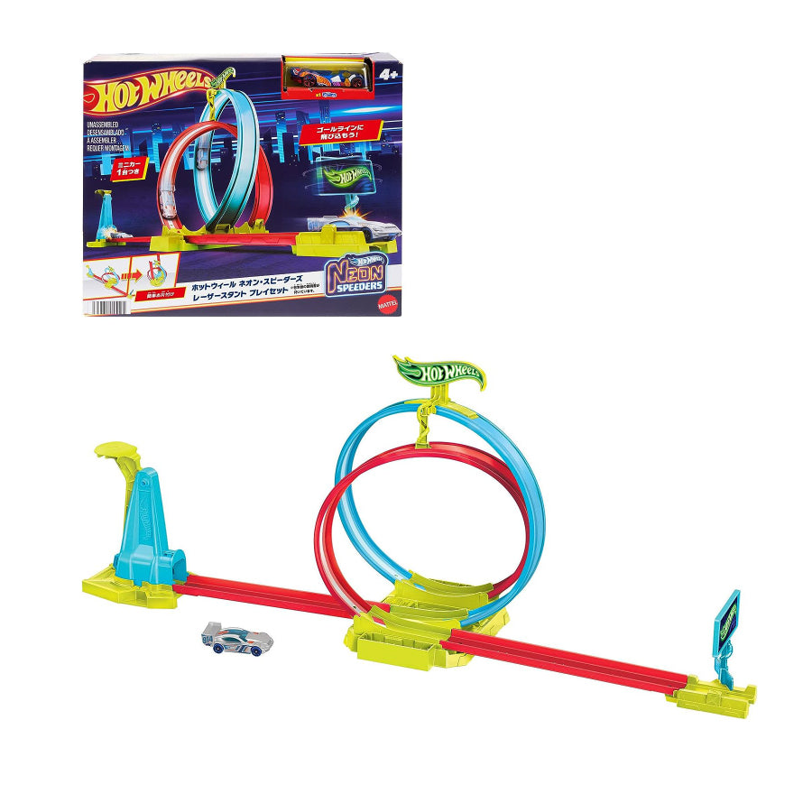 Trạm siêu xe Xoắn Kép siêu tốc Neon Speeders Hot Wheels HOT WHEELS HPC05