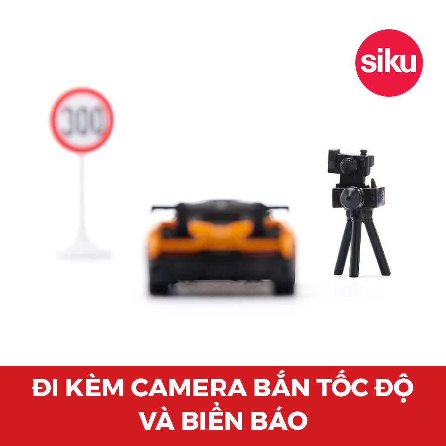 Mô Hình Bộ Quà Tặng 3 Siêu Xe Đua Và Phụ Kiện SIKU 6328