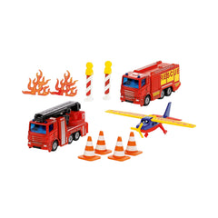 Mô Hình Bộ Quà Tặng Xe Và Máy Bay Cứu Hỏa SIKU 6330