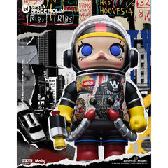 Mô Hình MEGA SPACE MOLLY 400% JEAN -MICHEL BASQUIAT POP MART 6941848231147