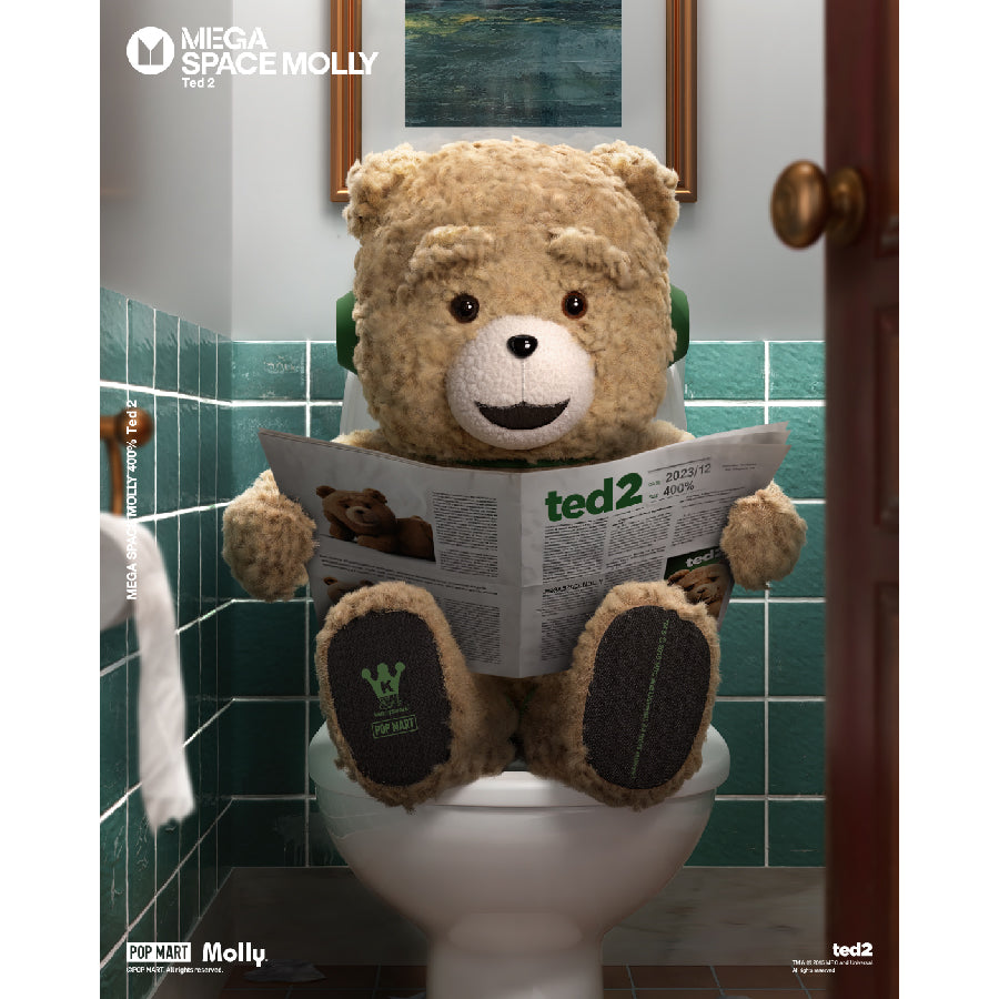 Mô Hình Mega Space Molly 400% Ted 2 POP MART 6941848244499