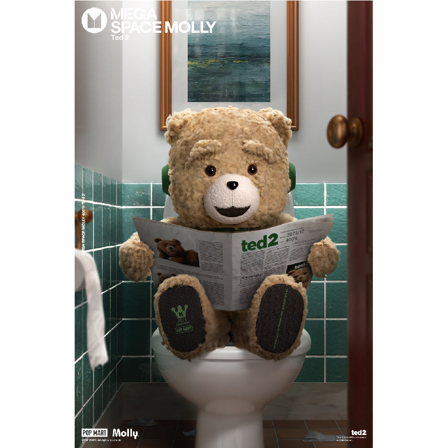 Mô Hình Mega Space Molly 400% Ted 2 POP MART 6941848244499