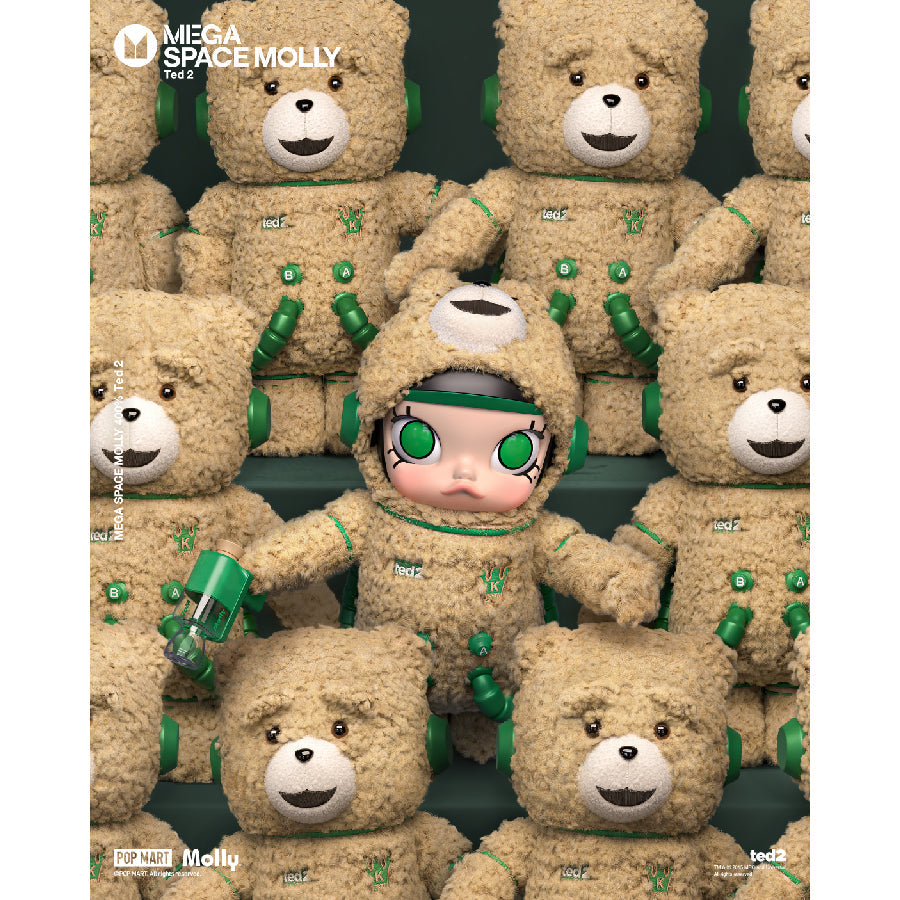 Mô Hình Mega Space Molly 400% Ted 2 POP MART 6941848244499