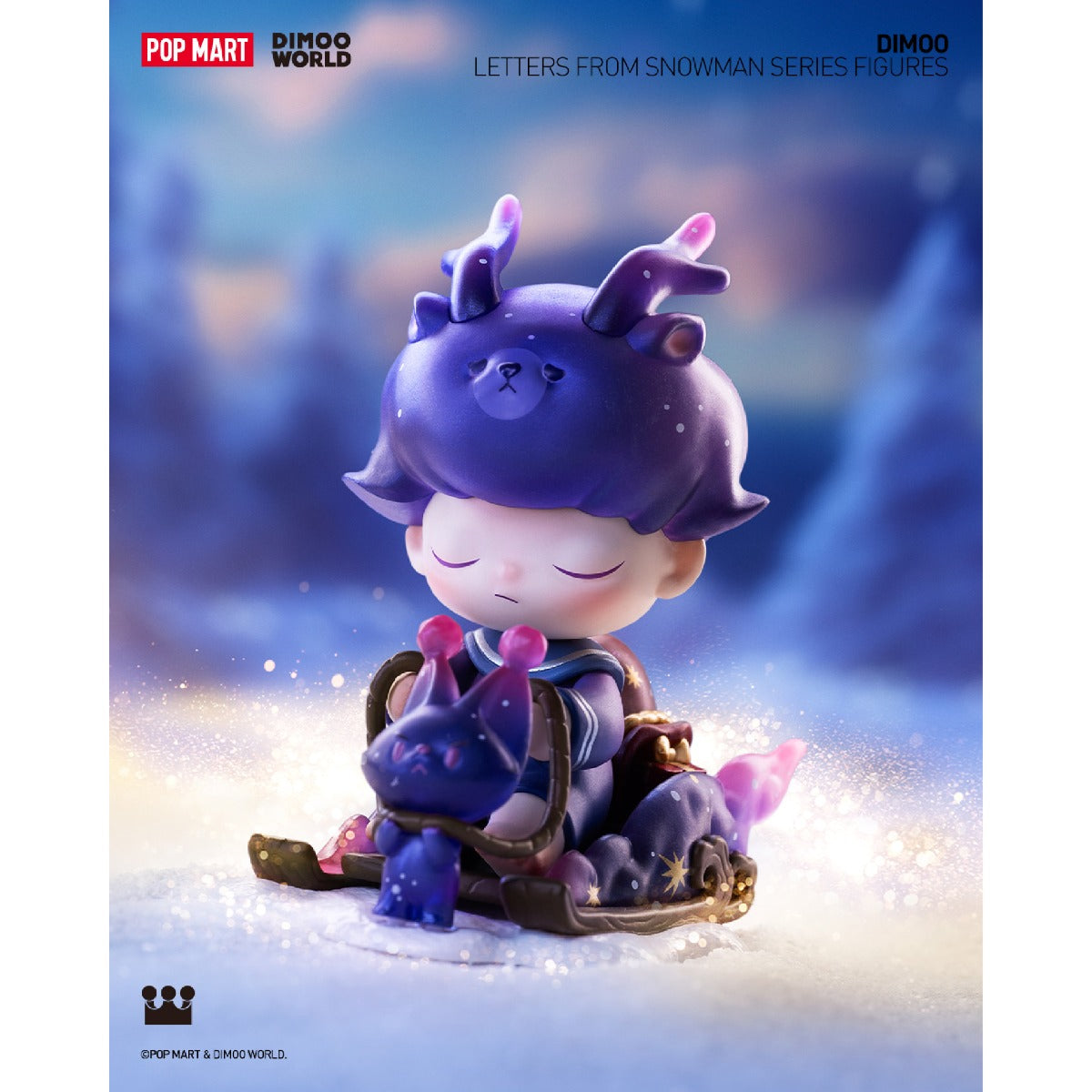 Mô Hình Dimoo Letters From Snowman POP MART 6941848251800