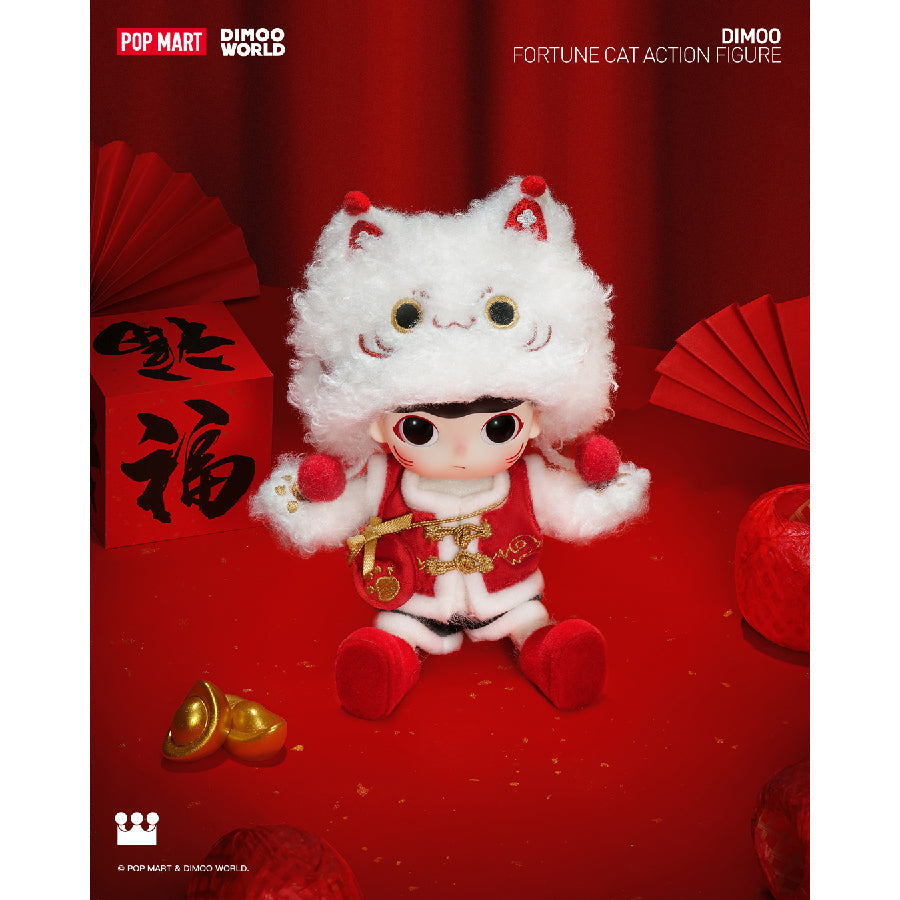 Mô Hình Dimoo Fortune Cat Action Figure POP MART 6941848265555