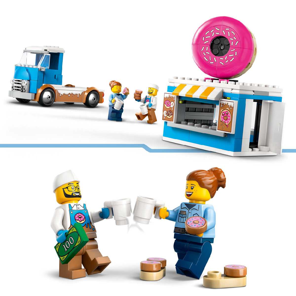Đồ Chơi Lắp Ráp Xe Bánh Donut Di Động LEGO CITY 60452
