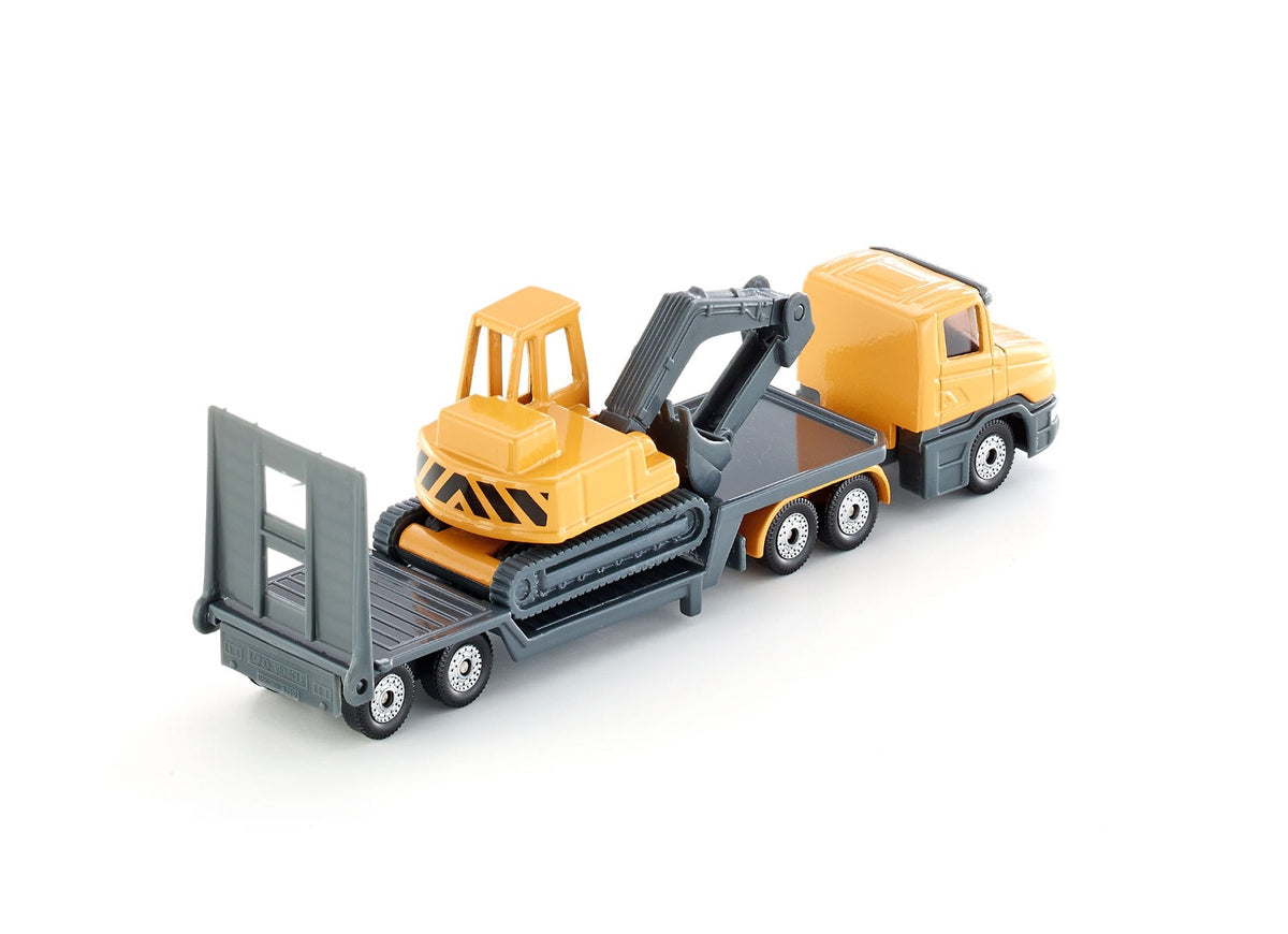 Mô Hình Xe Tải Chở Xe Xúc SIKU 1611