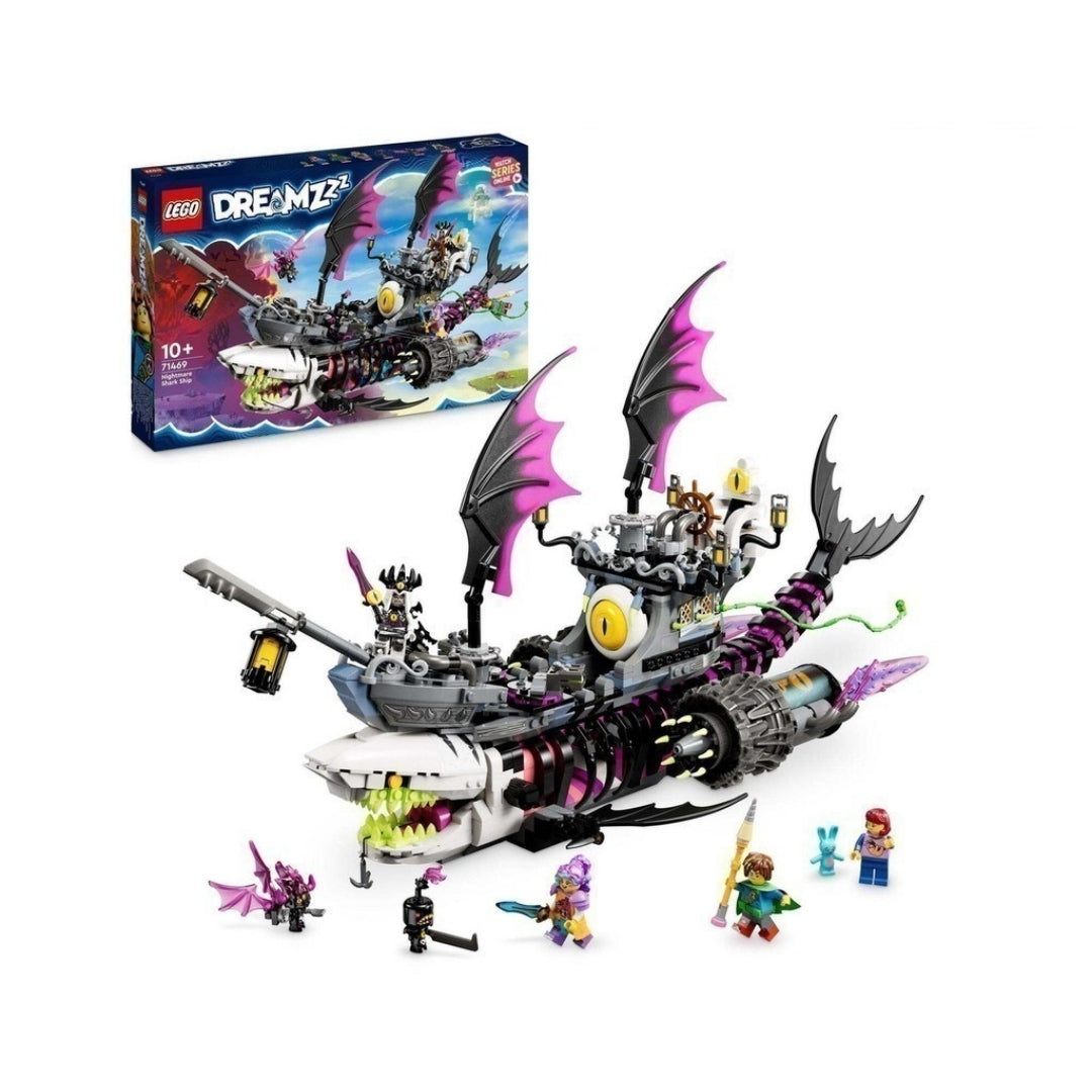 Đồ Chơi Lắp Ráp Tàu Cá Mập Bóng Đêm LEGO DREAMZZZ 71469 (1389 chi tiết)