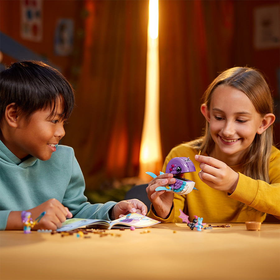 Đồ chơi lắp ráp Khinh khí cầu Narwhal của Izzie LEGO DREAMZZZ 71472