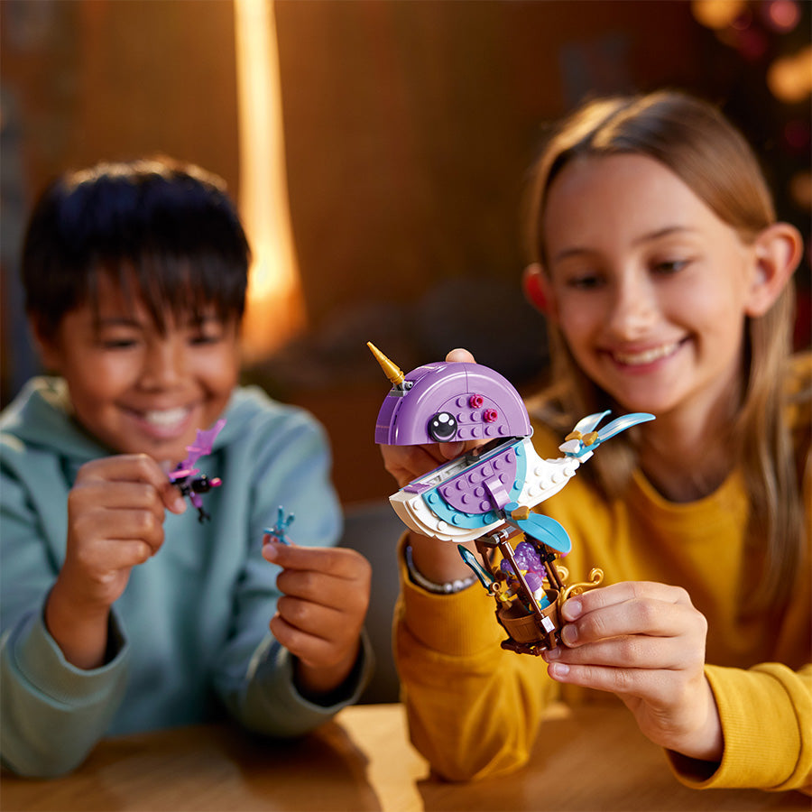 Đồ chơi lắp ráp Khinh khí cầu Narwhal của Izzie LEGO DREAMZZZ 71472