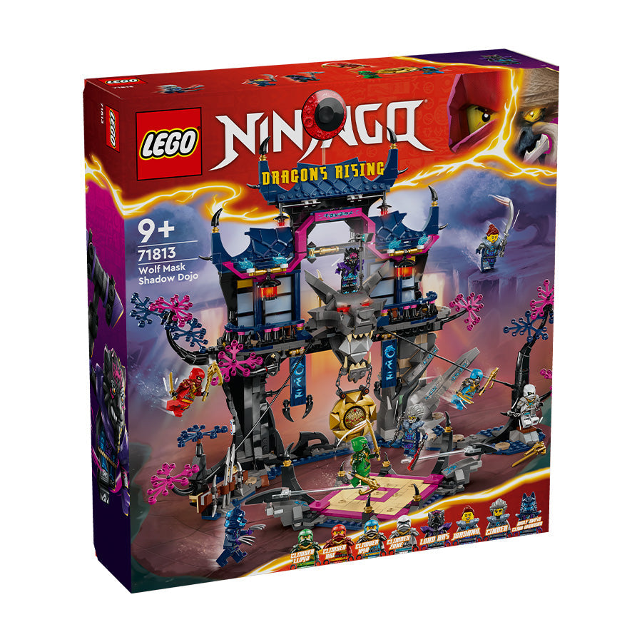 Đồ chơi lắp ráp Tu viện bóng tối của mặt nạ sói LEGO NINJAGO 71813