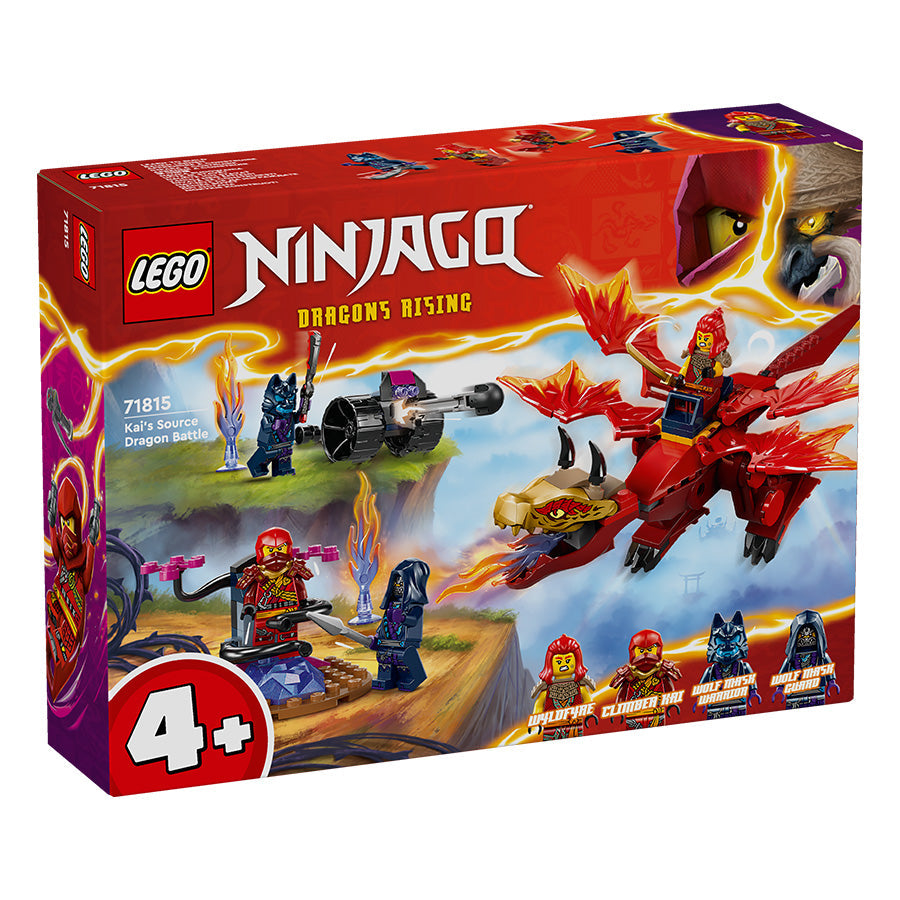 Đồ chơi lắp ráp Trận chiến rồng đối đầu của Kai LEGO NINJAGO 71815
