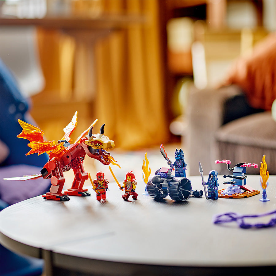 Đồ chơi lắp ráp Trận chiến rồng đối đầu của Kai LEGO NINJAGO 71815