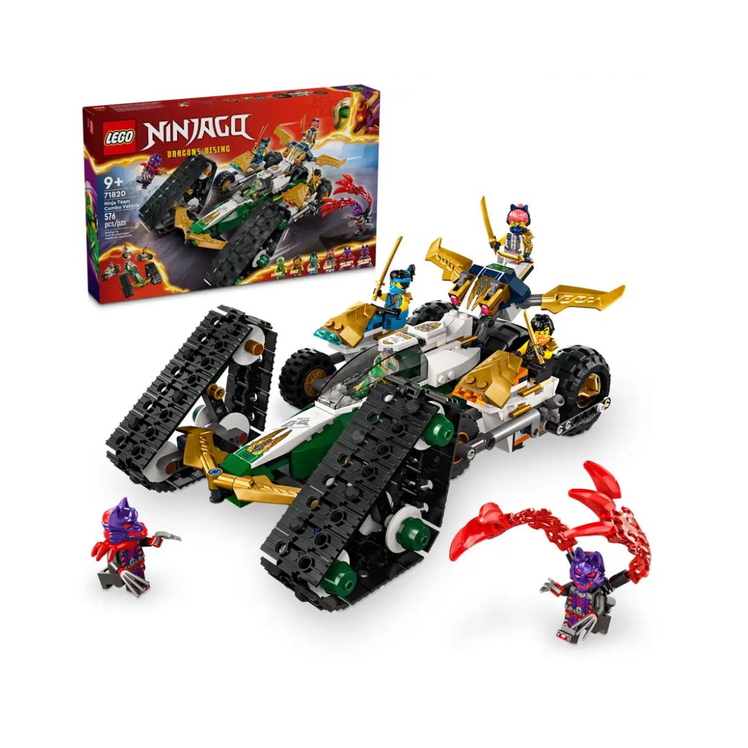 Đồ Chơi Lắp Ráp Siêu Xe Kết Hợp 4 Trong 1 LEGO NINJAGO 71820 (576 chi tiết)