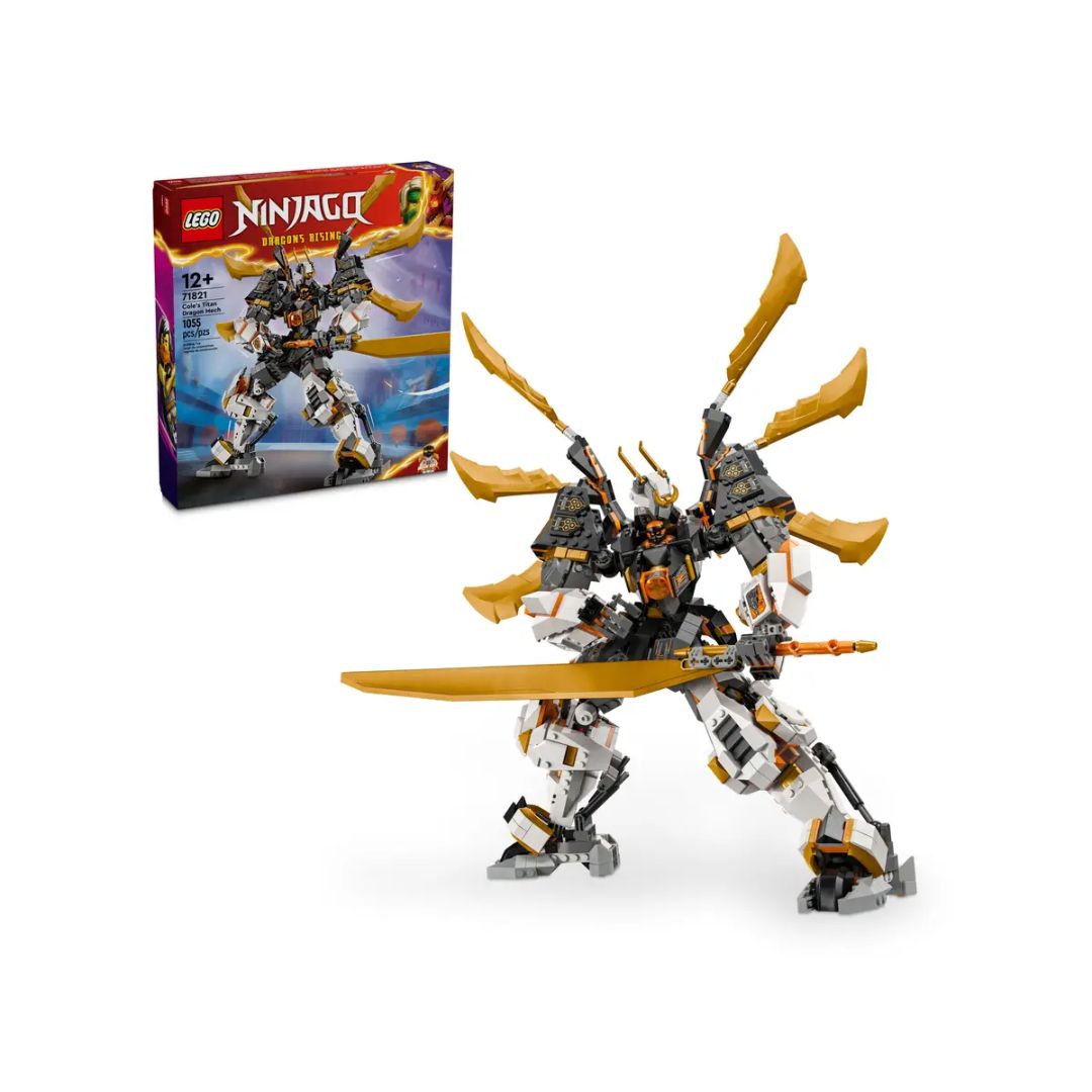 Đồ Chơi Lắp Ráp Chiến Giáp Rồng Titan Của Cole LEGO NINJAGO 71821 (1055 chi tiết)