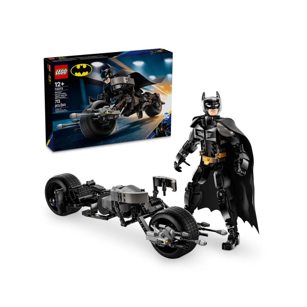 Đồ Chơi Lắp Ráp Mô Hình Người Dơi Và Siêu Xe Batpod LEGO SUPERHEROES 76273 (713 chi tiết)