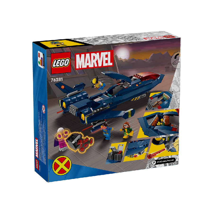 Đồ chơi lắp ráp Phi cơ Blackbird của X-Men LEGO SUPERHEROES 76281