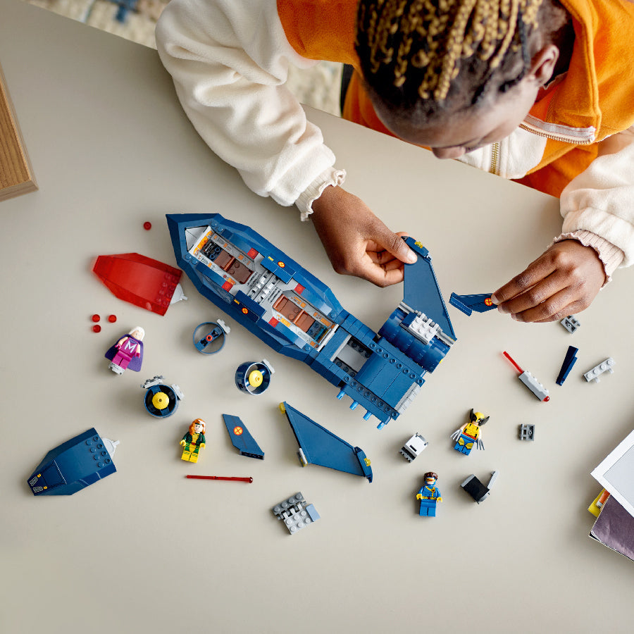 Đồ chơi lắp ráp Phi cơ Blackbird của X-Men LEGO SUPERHEROES 76281