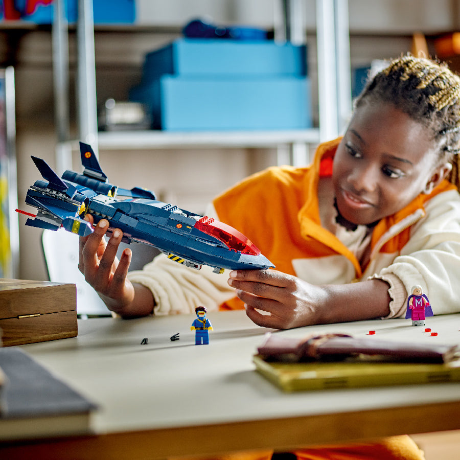 Đồ chơi lắp ráp Phi cơ Blackbird của X-Men LEGO SUPERHEROES 76281