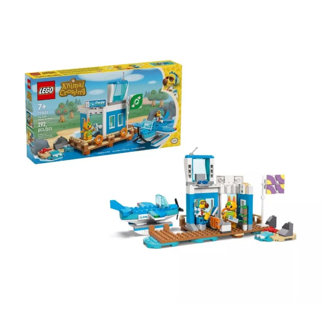 Đồ Chơi Lắp Ráp Bay Cùng Máy Bay Dodo LEGO ANIMAL CROSSING 77051 (292 chi tiết)