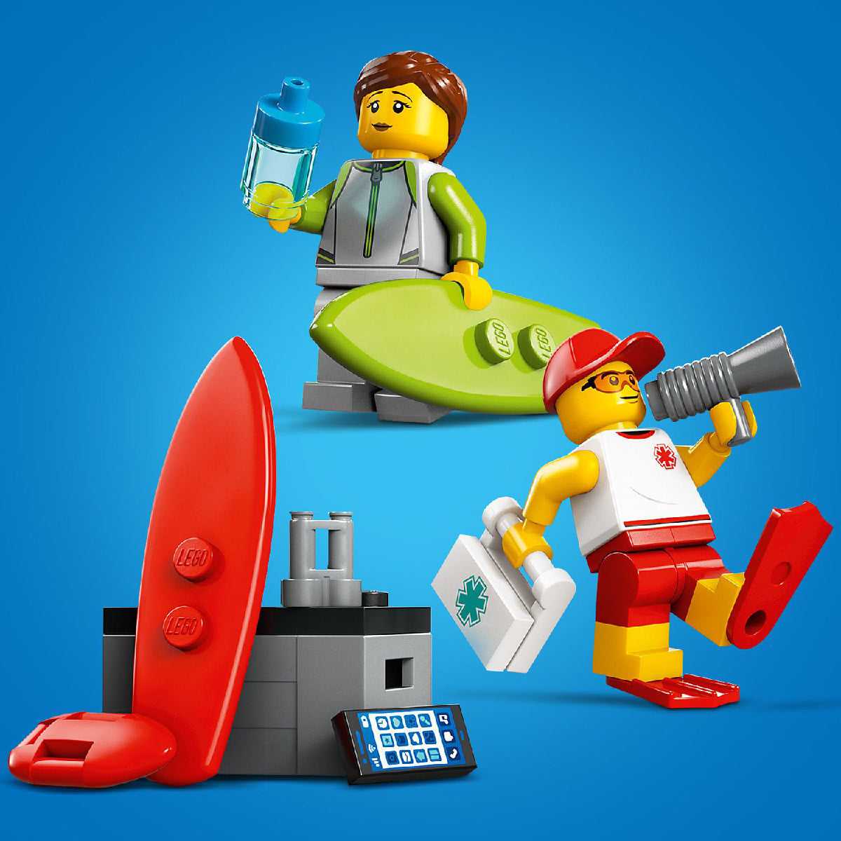 Đồ chơi lắp ráp Xe cứu hộ bãi biển LEGO CITY 60453
