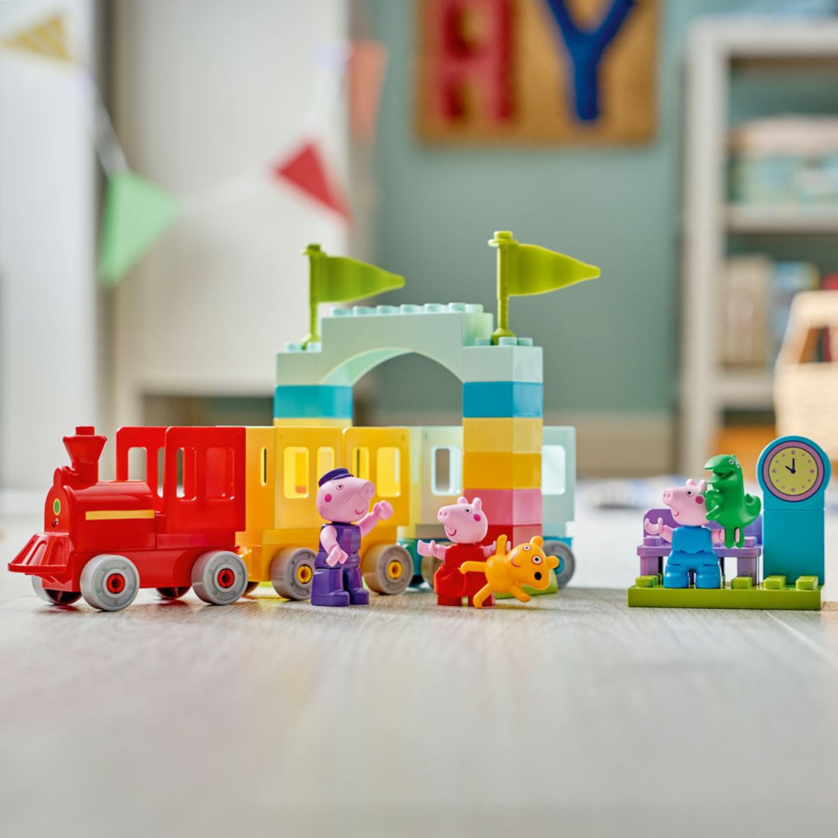 Đồ Chơi Lắp Ráp Chuyến Đi Tàu Cùng Grandpa Pig LEGO DUPLO 10466 (35 Chi Tiết)