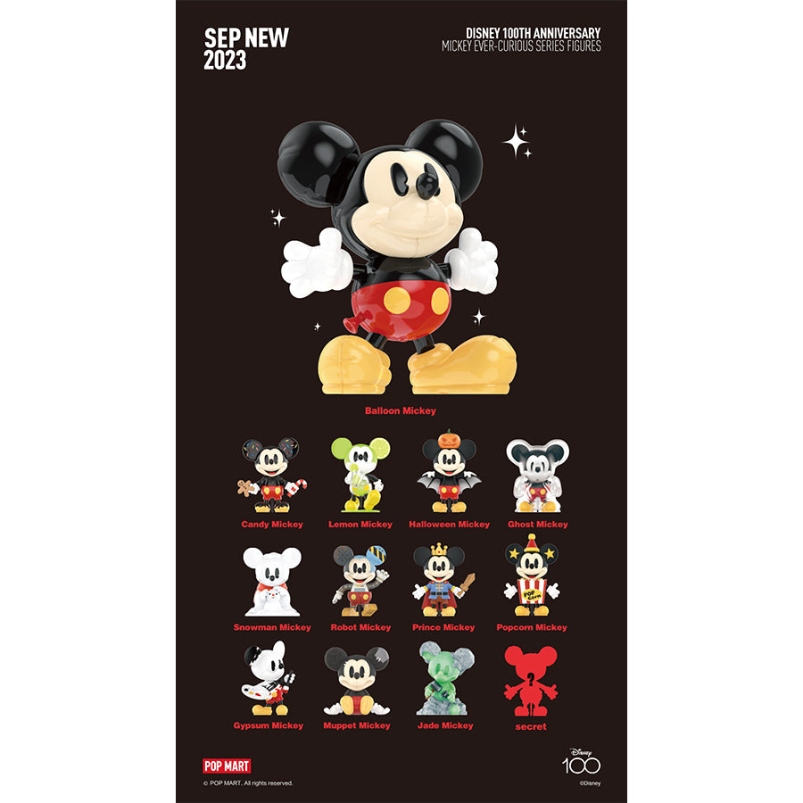 Mô Hình Disney 100th Anniversary Mickey Ever-Curious POP MART 6941848233233