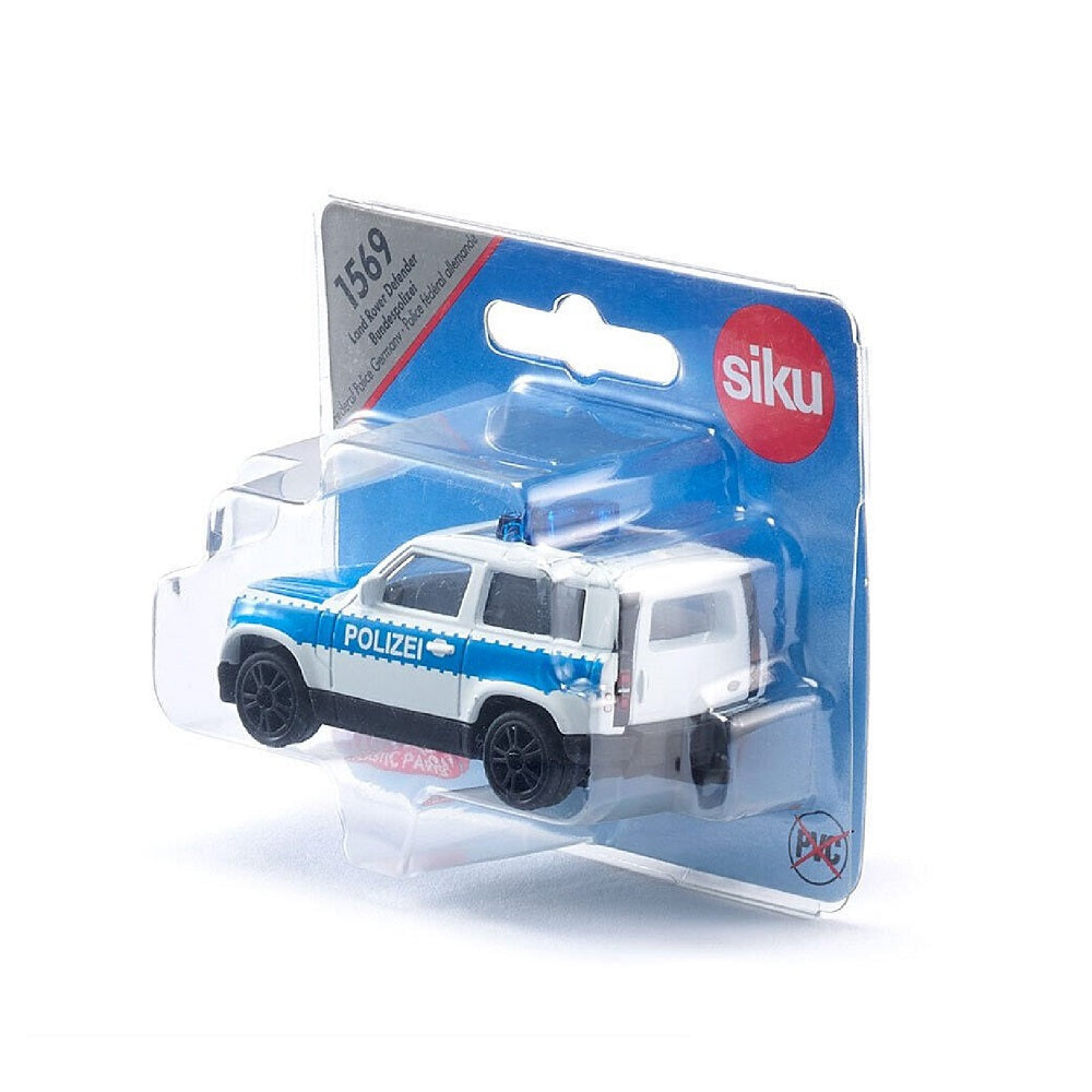 Mô Hình Xe Cảnh Sát Đức Land Rover Defender SIKU 1569
