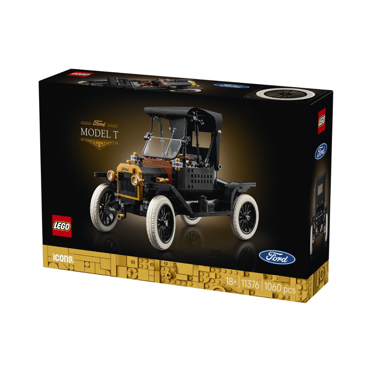 Đồ Chơi Lắp Ráp Xe Ford Model T Cổ Điển LEGO ICONS 11376