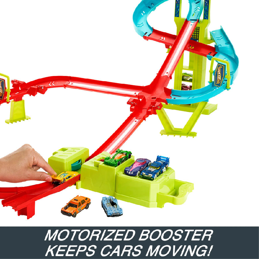 Đường Đua Chọc Trời Hot Wheels Neon Speeders HOT WHEELS HPC07