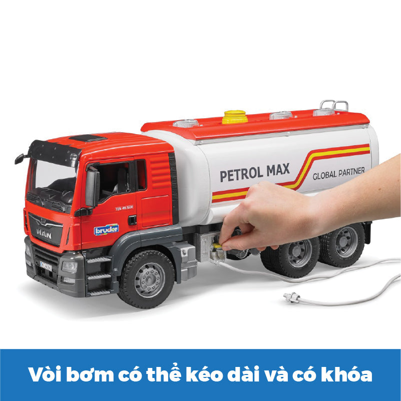 Mô Hình Xe chở xăng MAN TGS BRUDER BRU03775
