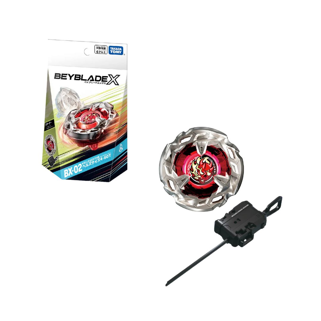 Con Quay BX-02 Starter Hells Scythe 4-60T BEYBLADE X 910398
