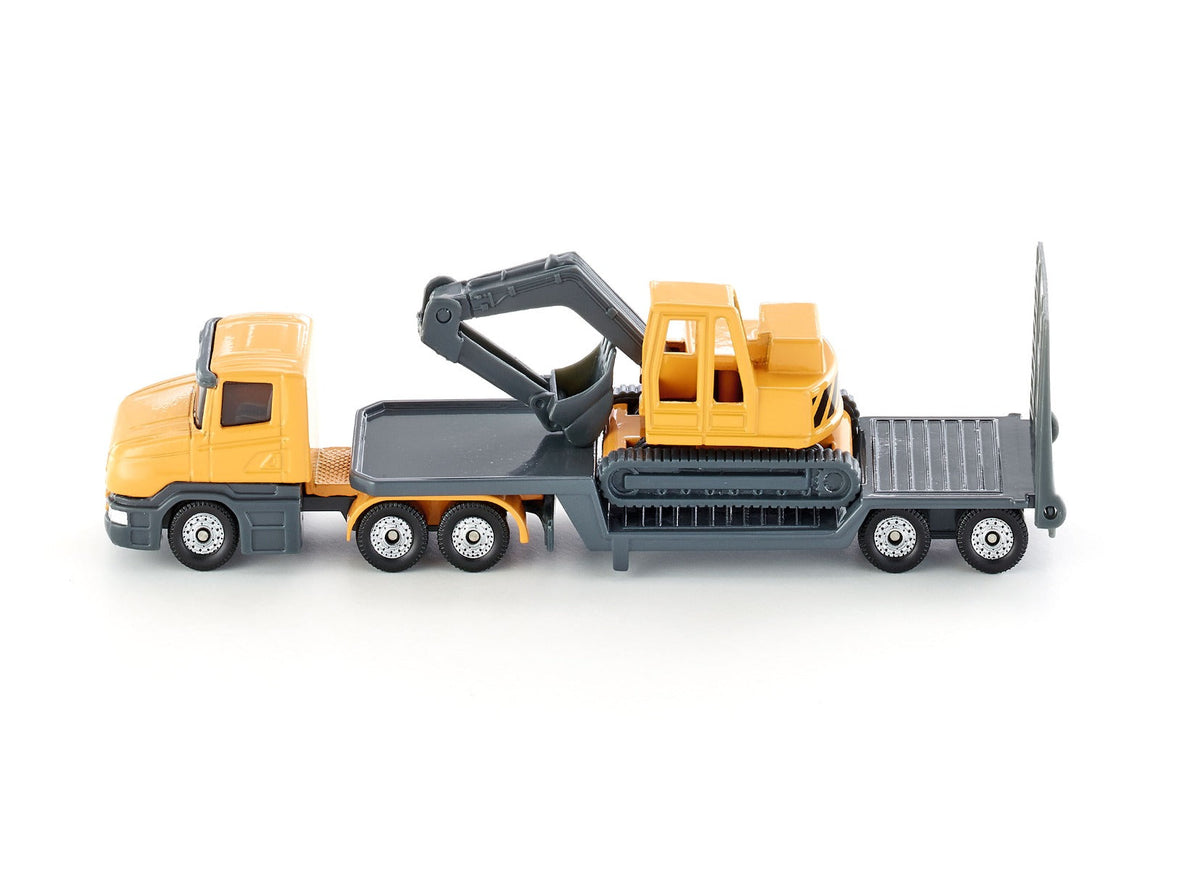Mô Hình Xe Tải Chở Xe Xúc SIKU 1611
