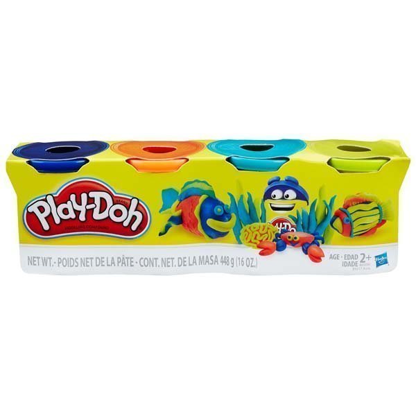 Đồ chơi Bột nặn 4 màu PLAYDOH B5517 - Giao hàng ngẫu nhiên