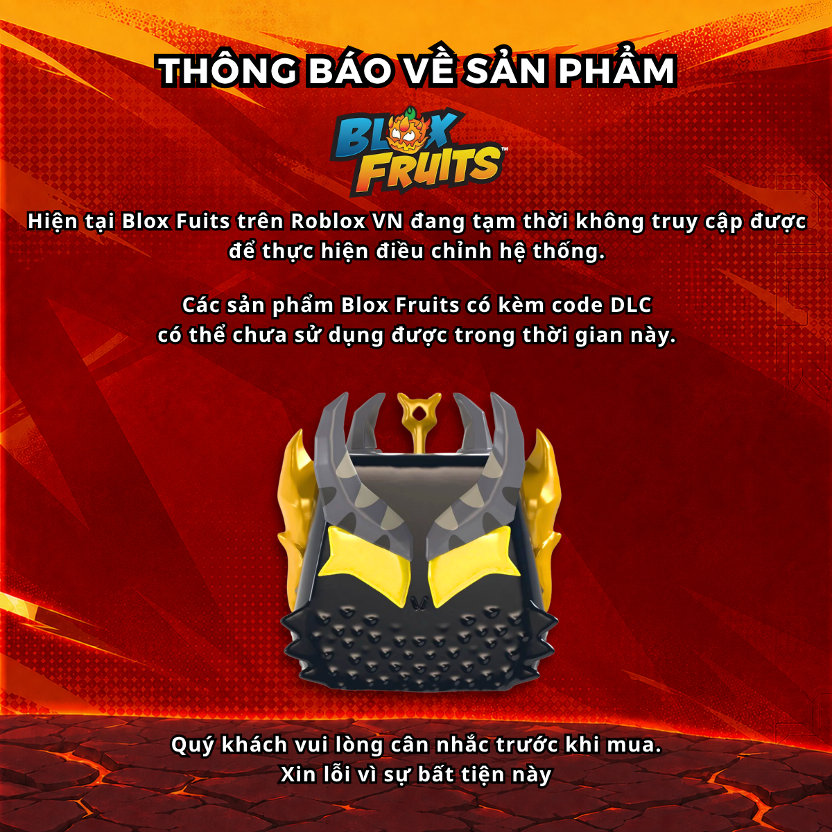 Đồ Chơi Trái Ember Dragon Khổng Lồ Với Nhiều Vật Phẩm BLOX FRUITS BN3304