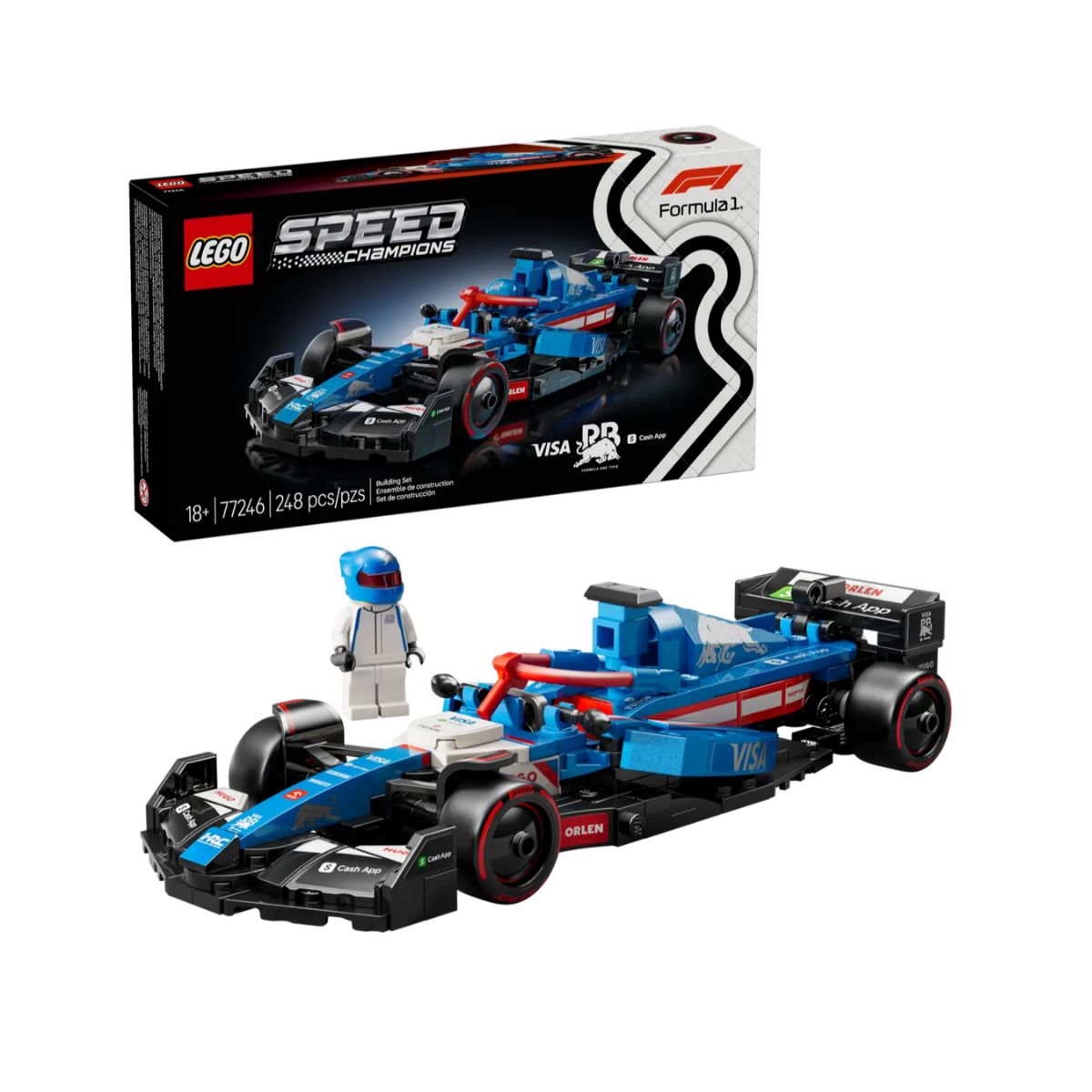 Đồ Chơi Lắp Ráp Combo 10 Siêu Xe F1 LEGO SPEED CHAMPIONS CB-10F1