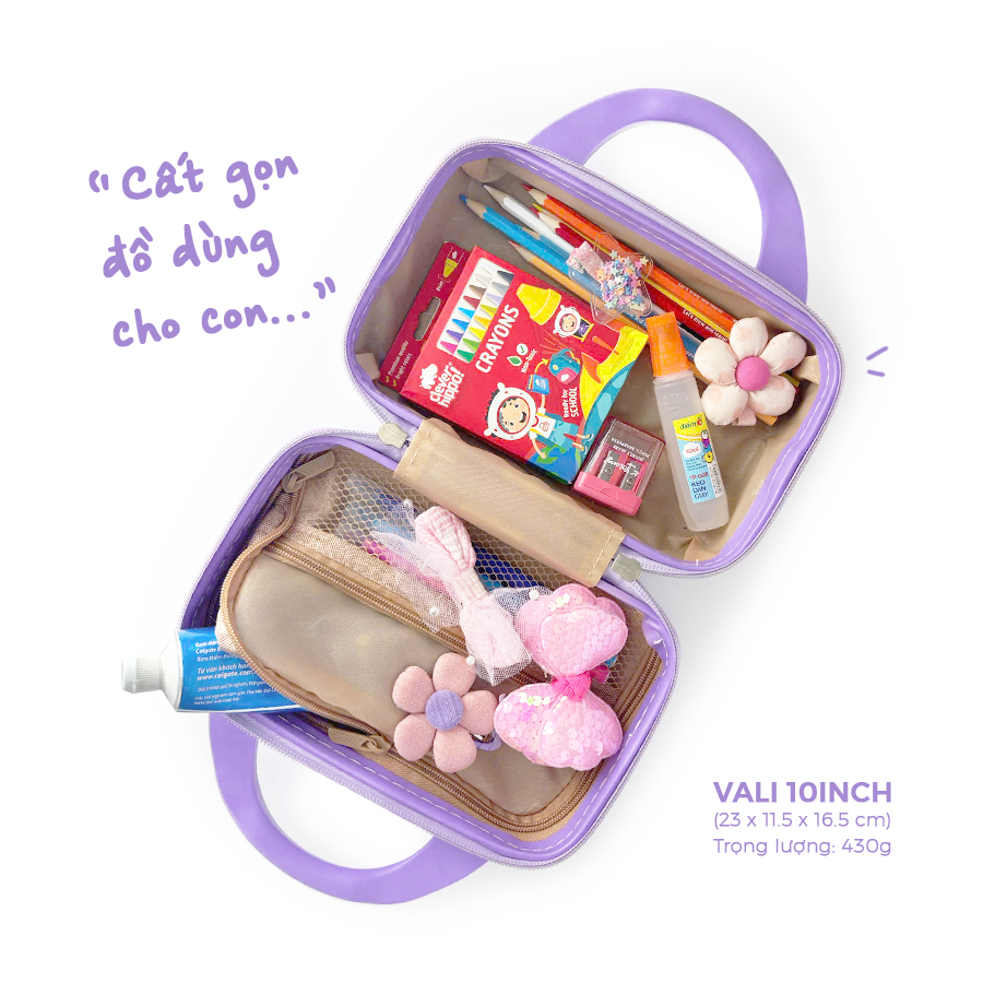 Vali Mini 10 Inch Màu Tím CC CCSC10/PURPLE