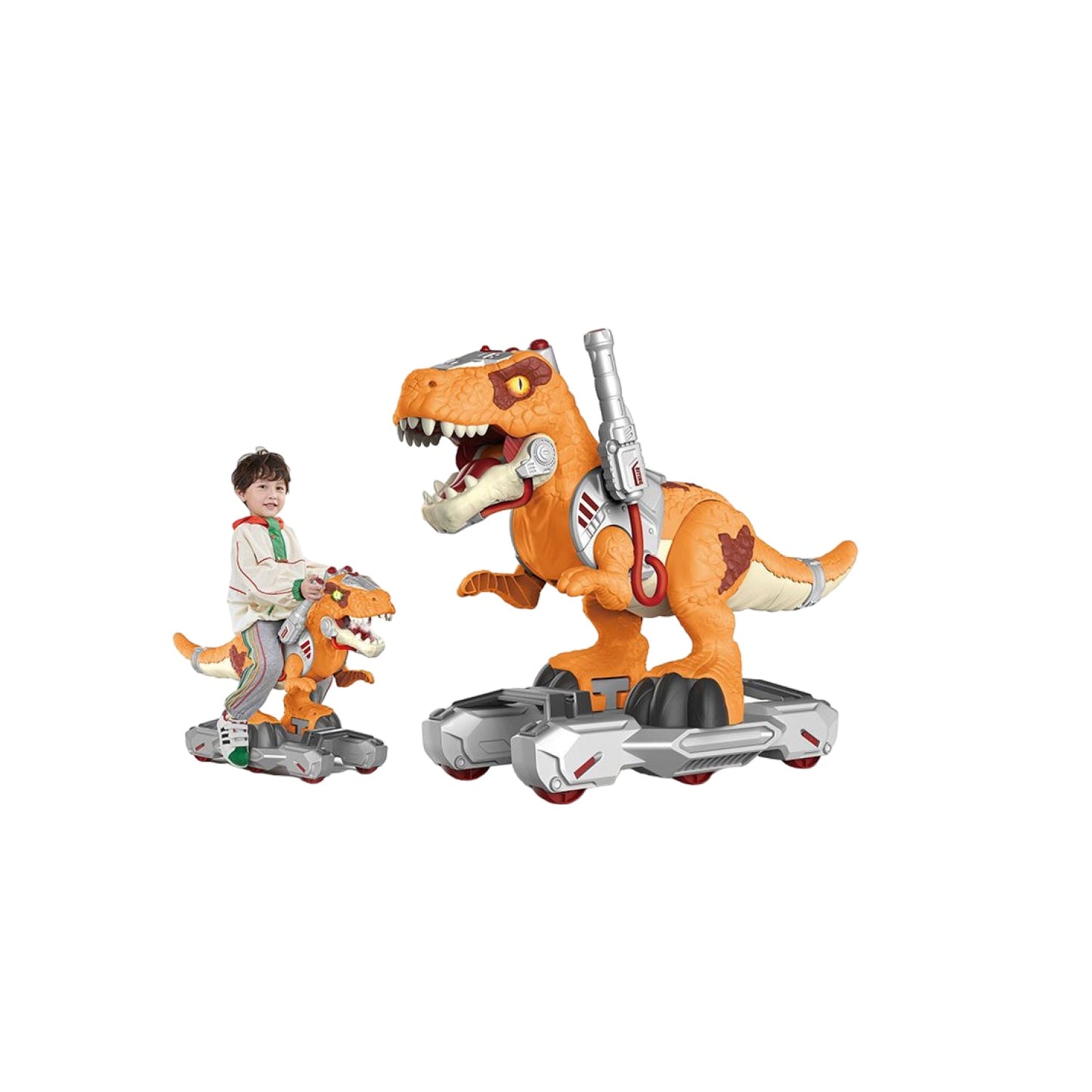 Siêu chiến xe khủng long T-Rex bánh trượt dũng mãnh DINOS PARTY DN-K01